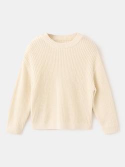 Mango Baby Chunky Knit Jumper, Sand, Sand