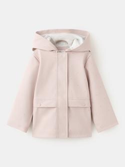 Mango Baby Hooded Raincoat, Pink, Pink