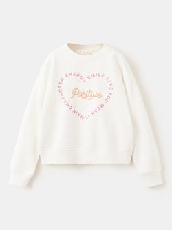 Mango Kids' Sweatshirt, Off White, Off White