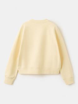 Mango Kids' Sweatshirt, Pastel Yellow - view 2, Pastel Yellow
