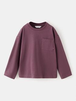 Mango Baby Long Sleeve T-Shirt, Wine