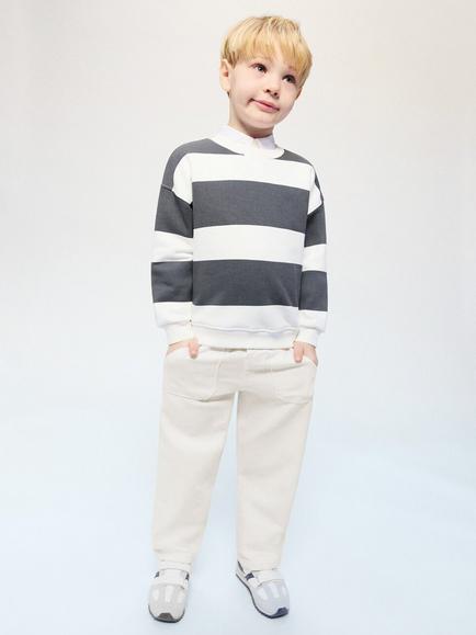 Mango Baby Straight Denim Jeans, White