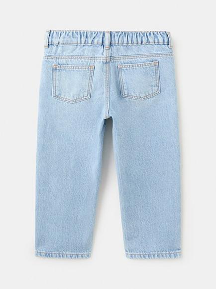 Mango Baby Straight Denim Jeans - view 2, Light Blue