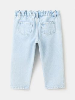 Mango Baby Tapered Denim Jeans, Light Blue - view 2, Light Blue