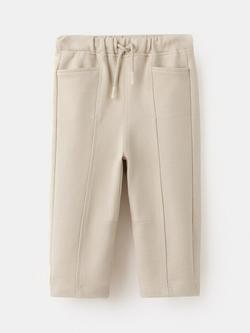 Mango Baby Relaxed Drawstring Joggers, Sand