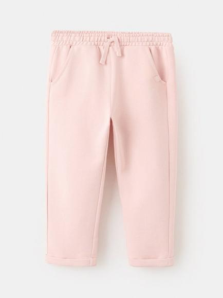 Mango Baby Drawstring Joggers, Pink, Pink