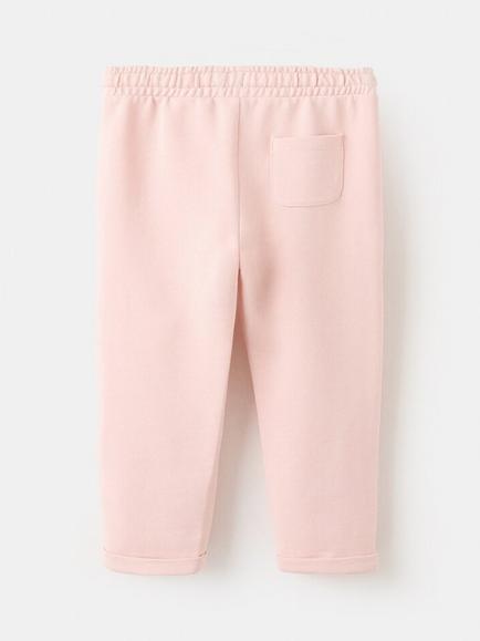 Mango Baby Drawstring Joggers, Pink - view 2, Pink