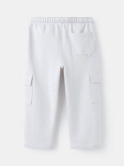 Mango Baby Drawstring Cargo Joggers - view 2, Ice