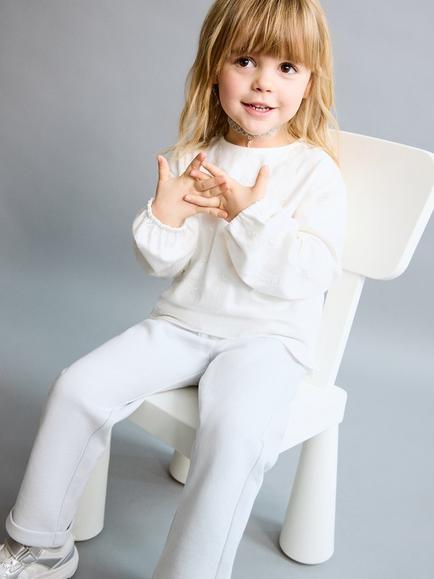 Mango Kids' Straight Joggers, Sky Blue