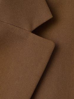 Mango Flap Pockets Single Breasted Blazer, Caramel - view 2, Caramel