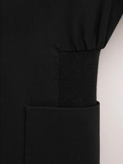 Mango Contoured Waist Single Button Blazer, Black - view 2, Black