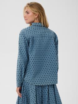 Saint Tropez Pegina Heart Print Shirt, Black/Multi - view 2, Black/Multi