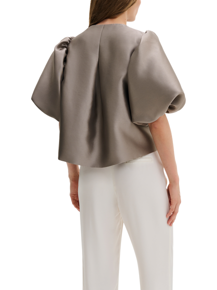 Malina Cleo Blouse, Graphite - view 2, Graphite