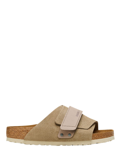 Birkenstock Kyoto Suede Sandals, Taupe, Taupe