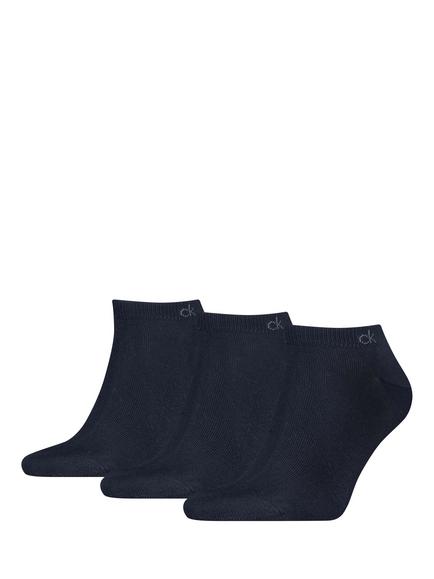 Calvin Klein Sneaker Socks, Pack of 3, Navy, Navy