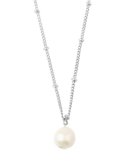 Orelia Satellite Chain Necklace, Pearl, Pearl