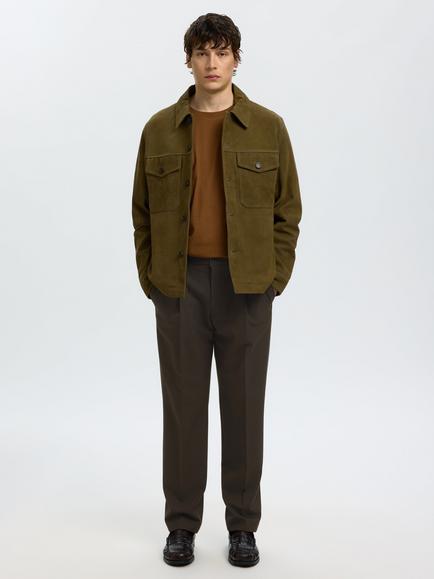 Selected Finn Loose Fit Trousers, Delicioso - view 2, Delicioso