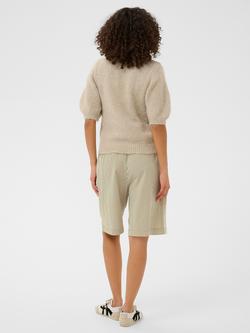 KAFFE Naya Stripe Shorts, Brindle/Turtledove - view 2, Brindle/Turtledove