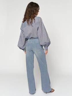 MOS MOSH Marlena Flared Jeans, Light Blue - view 2, Light Blue