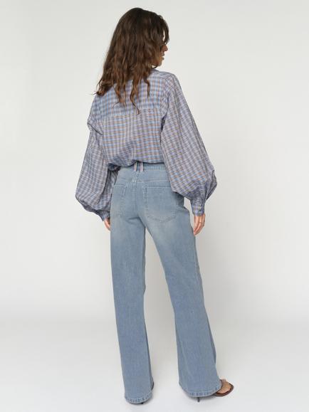 MOS MOSH Marlena Flared Jeans, Light Blue - view 2, Light Blue