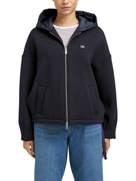 Smith & Soul Oversized Scuba Jacket, Marine Blue, Marine Blue