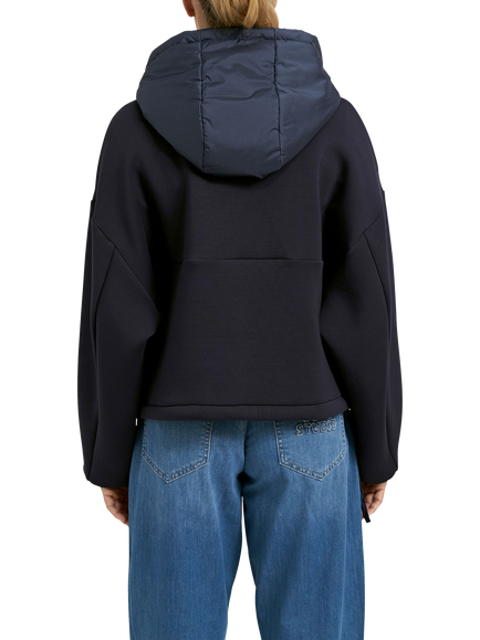Smith & Soul Oversized Scuba Jacket, Marine Blue - view 2, Marine Blue
