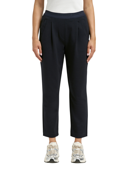 Smith & Soul Ponte Jersey Tapered Trousers, Marine Blue, Marine Blue