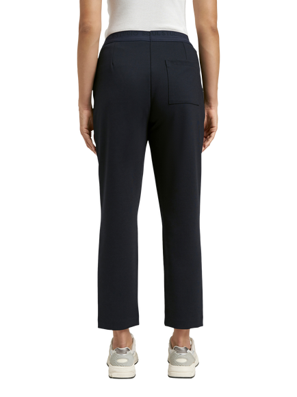 Smith & Soul Ponte Jersey Tapered Trousers, Marine Blue - view 2, Marine Blue