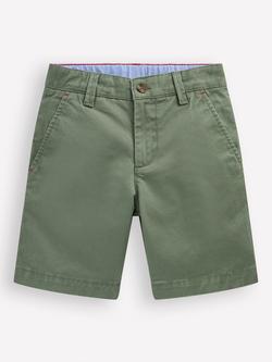 Mini Boden Kids' Classic Chino Shorts, Laurel Wreath, Laurel Wreath