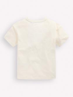 Mini Boden Kids' Relaxed Short Sleeve Graphic Print T-Shirt, Sardine Can - view 2, Sardine Can