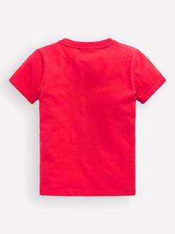 Mini Boden Kids' Superstitch T-Shirt, Sienna Construction - view 2, Sienna Construction