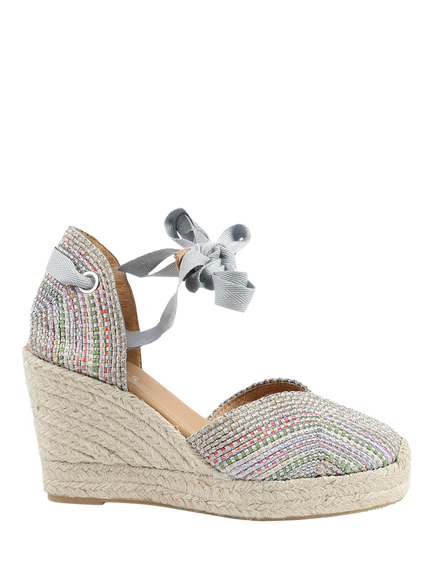 Jones Bootmaker Alyssa Wedge Espadrille Sandals, Multi, Multi