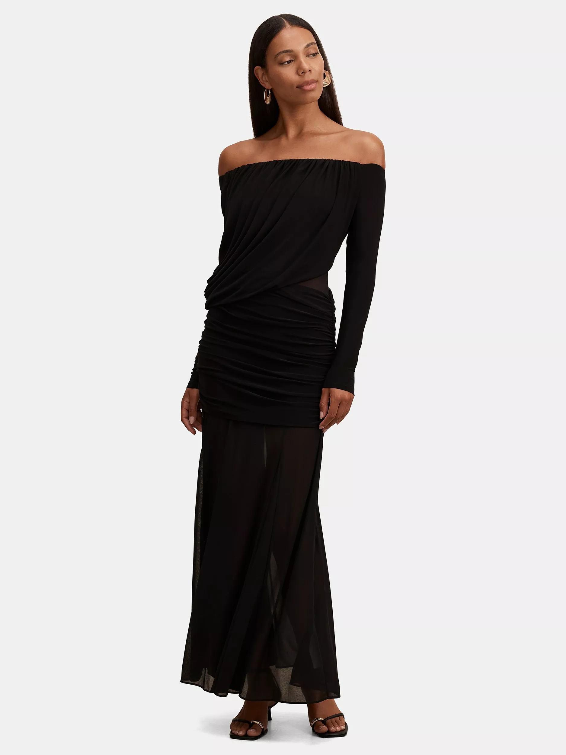 Black Bardot Dresses | John Lewis & Partners