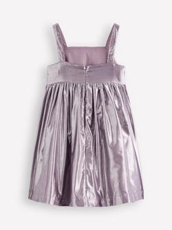 Mini Boden Kids' Metallic Mermaid Dress, Multi - view 2, Multi Metallic