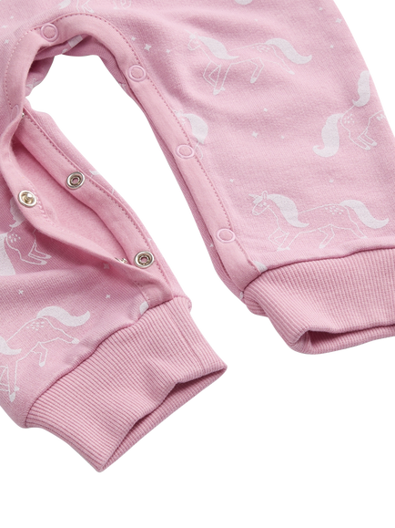 MORI Baby Magic Dungarees, Unicorn Print - view 2, Unicorn Print