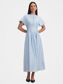 Forever New Everly Seam Detail Midi Dress, Powder Blue, Powder Blue