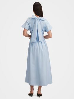 Forever New Everly Seam Detail Midi Dress, Powder Blue - view 2, Powder Blue