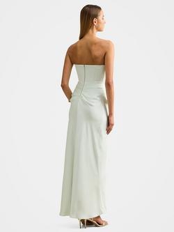Forever New Isra Drape Strapless Maxi Dress - view 2, Spearmint