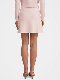 Forever New Aria Knit Mini Skirt, Soft Pink - view 2, Soft Pink