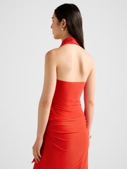 Forever New Gianna Halterneck Wrap Top, Red - view 2, Red