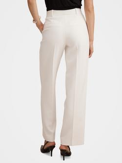 Forever New Ada Straight Tailored Trousers, Porcelain - view 2, Porcelain