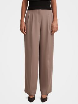 Forever New Julia Wide Leg Trousers, Mocha, Mocha