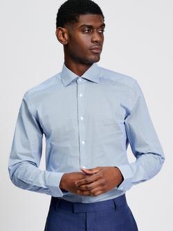 Ben Sherman Cotton Target Foulard Shirt, Blue, Blue