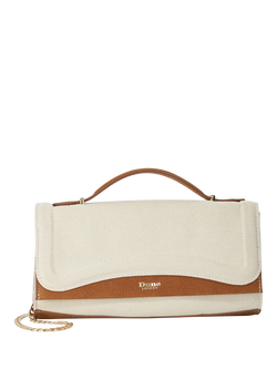 Dune London Edited Canvas Grab Bag, Natural, Natural
