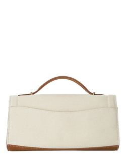 Dune London Edited Canvas Grab Bag, Natural - view 2, Natural