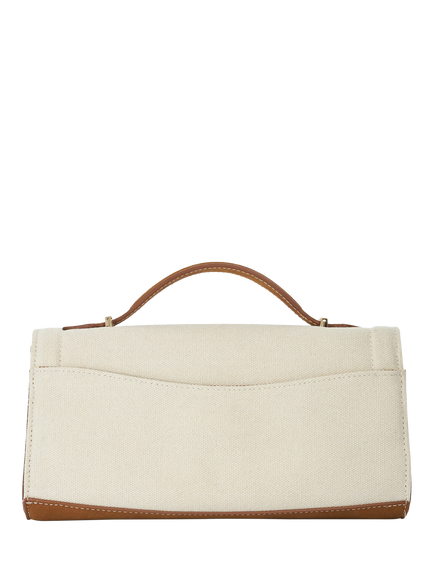 Dune London Edited Canvas Grab Bag, Natural - view 2, Natural