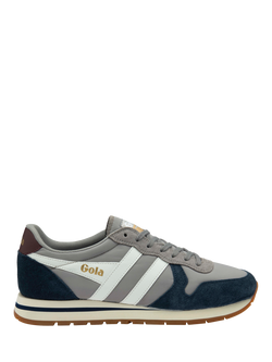 Gola Classics Daytona Chute Trainers, Cement/Navy/White, Cement/Navy/White