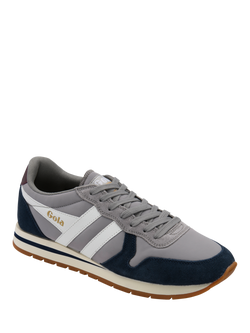 Gola Classics Daytona Chute Trainers, Cement/Navy/White - view 2, Cement/Navy/White