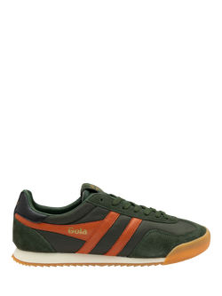 Gola Europa Lace Up Trainers, Khaki, Khaki
