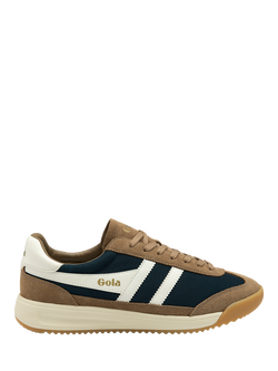Gola Tornado '88 Mesh Trainers, Navy/Tobacco/Off White, Navy/Tobacco/Off White